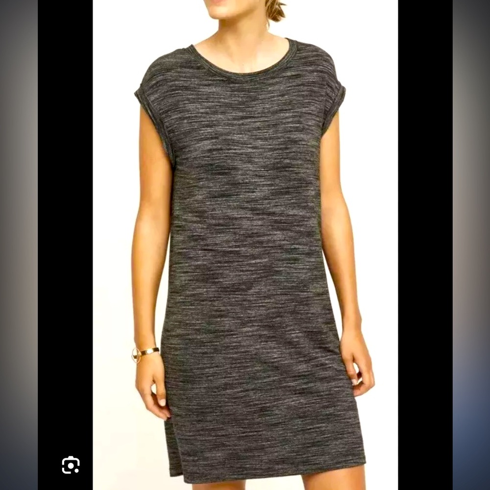 Cloth & Stone Melange Short Sleeve Mini Dress Small